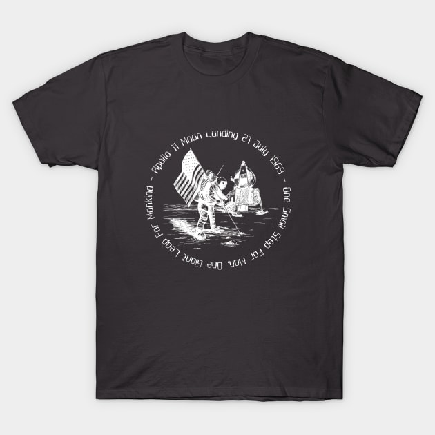 Apollo 11 Moon Landing T-Shirt by needthattshirt